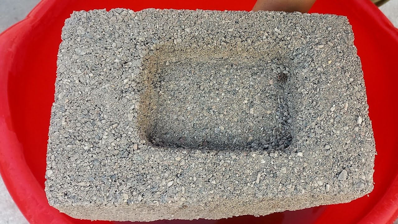 New Huge Massive Slabs of sandment stonecrush crumbling dipping in water super crunchy asmr