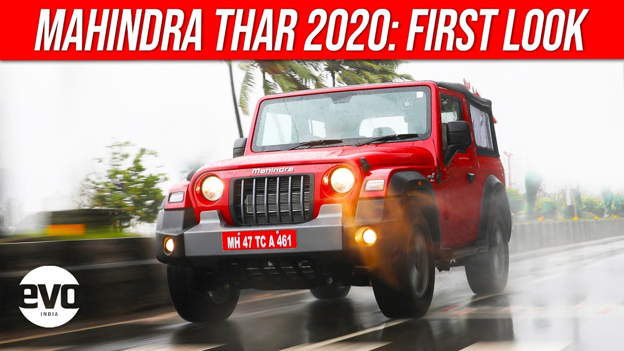 Mahindra Thar 2020 First Look | Variants, Interior, Price, Colours, Off-road Features | evo India