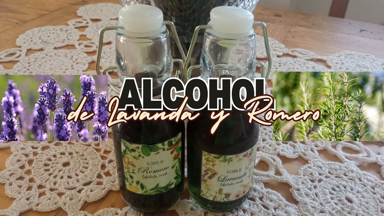 Alcohol de lavanda y romero