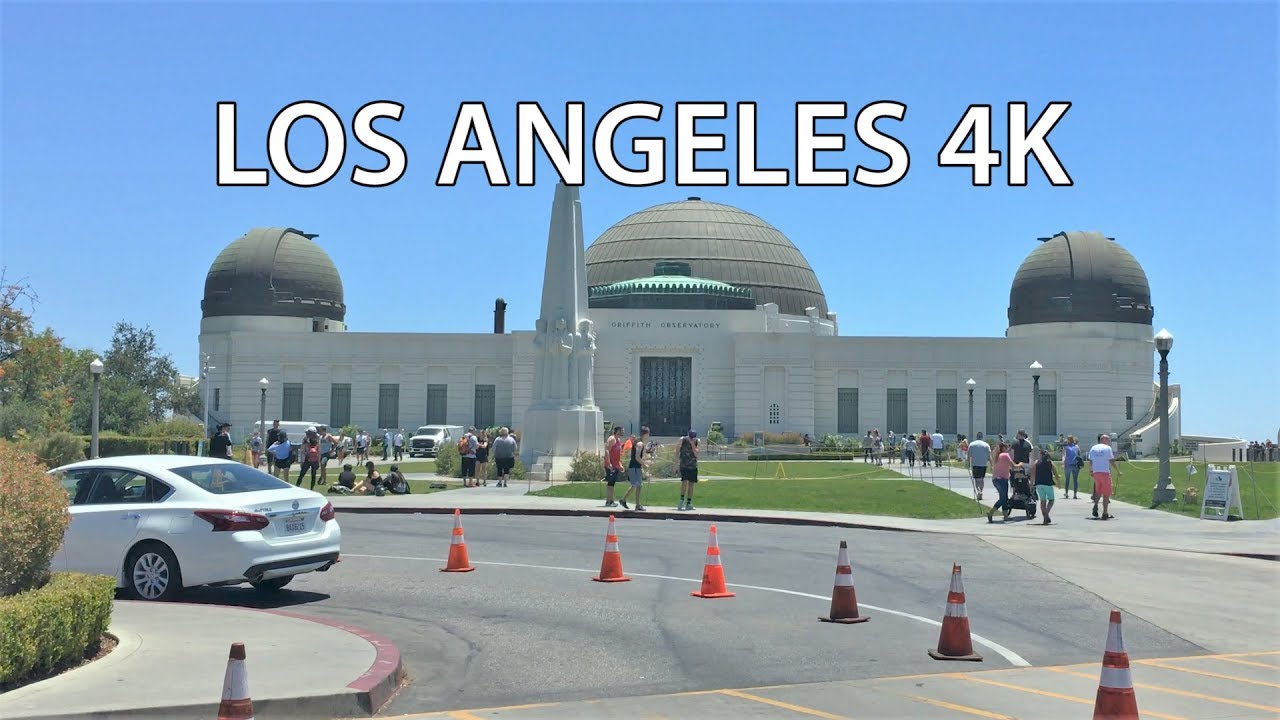 Los Angeles 4K - Griffith Park - Driving Downtown USA