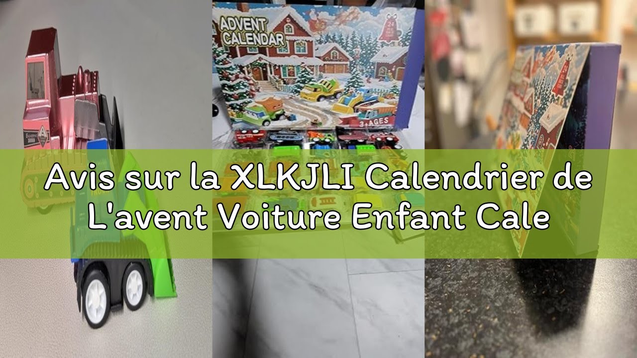 Avis sur la XLKJLI Calendrier de L'avent Voiture Enfant Calendrier de l'Avent 2025 Voiture Enfant av