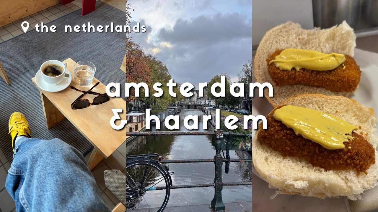 AMSTERDAM & HAARLEM | Cafes & Dutch food | Solo Travel in the Netherlands
