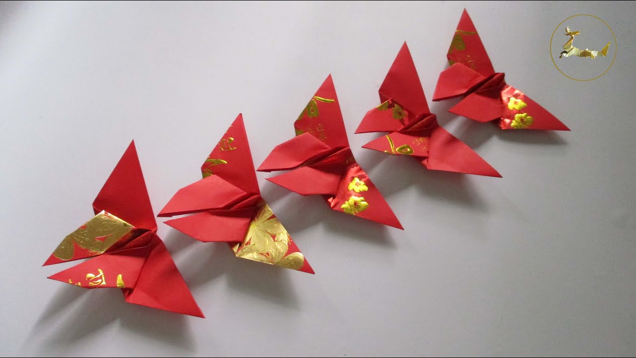 Simple Hongbao Butterfly - CNY Tutorial No. 142
