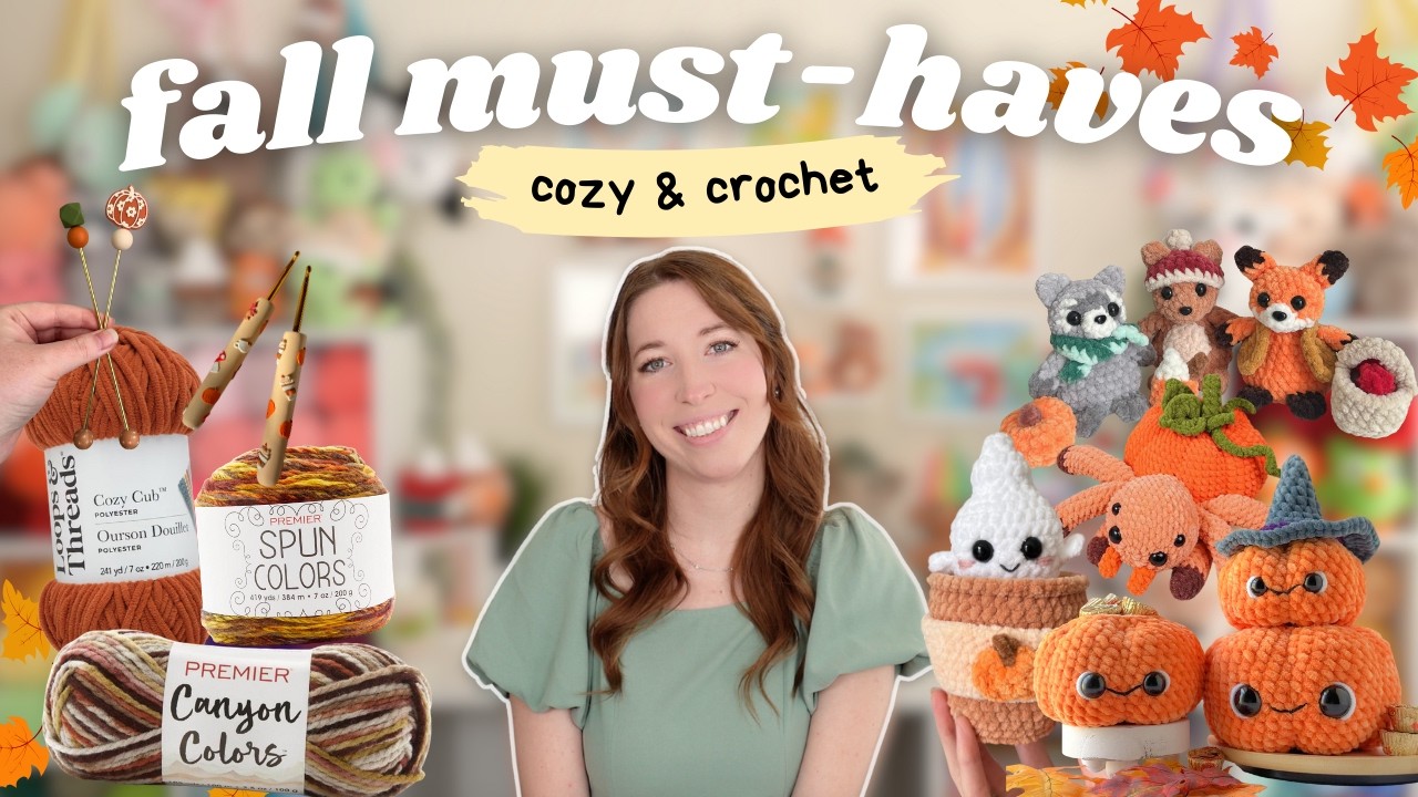 Уютные осенние вещи для вязания крючком: узоры, пряжа, аксессуары и многое другое