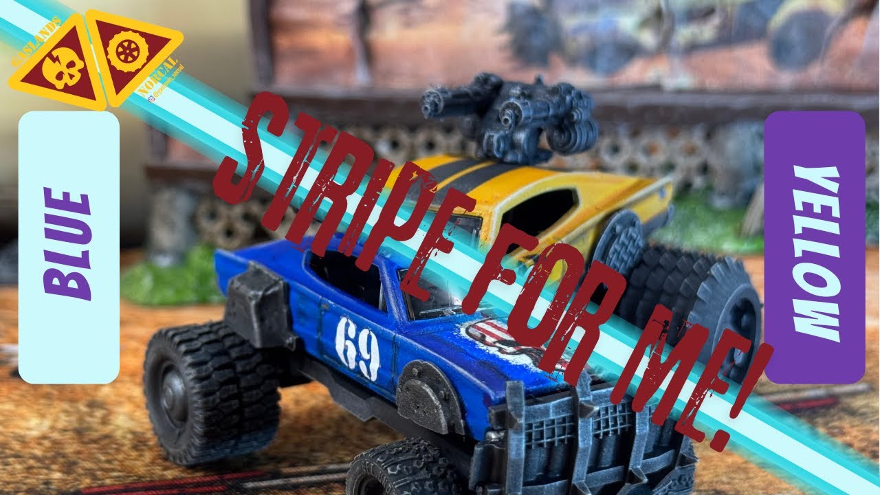 If I Stripe for You, Will You Stripe For Me?  Gaslands Striping!