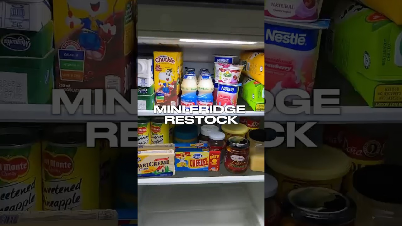let&rsquo;s restock our fridge ❄️ asmr ref restocking ❄️ #refrestock #foodrestock #asmr #asmrrestock #fyp
