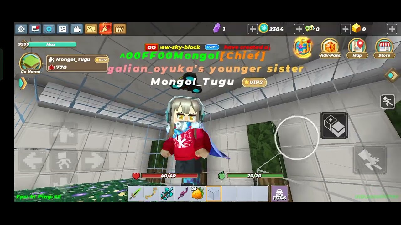 scammer in Skyblock (block man go)