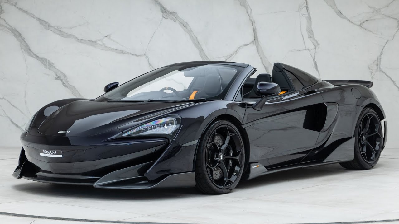 2019 McLaren 600LT Spider - MSO Amethyst Black - Walkaround & Interior | Romans International