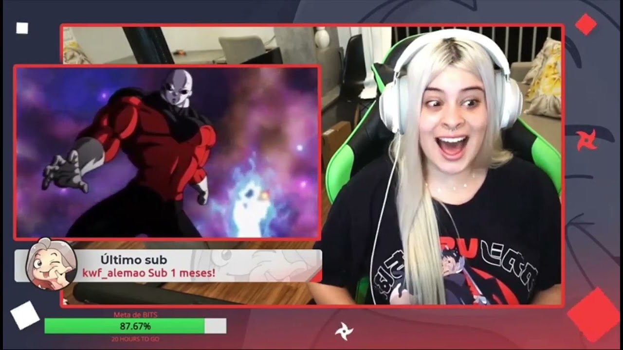 Mariana Alpha reage: Goku usando o Instinto Superior completo #dragonballsuper #reaction
