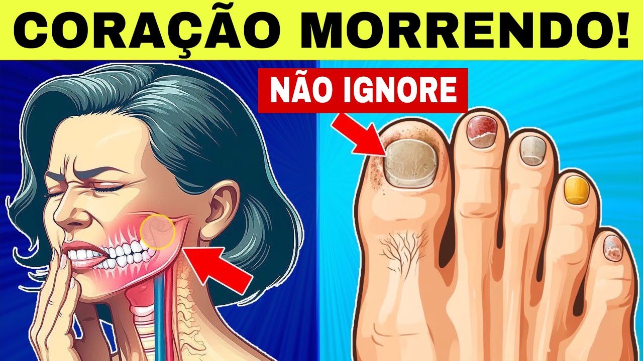 10 Sinais no Seu Corpo que o Seu CORAÇÃO Dá Antes de Morrer + 7 Dicas para Salvar Seu Coração AGORA!