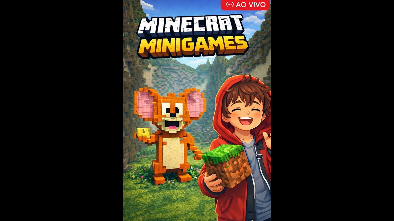 🔥🔴 AO VIVO | MINECRAFT com INSCRITOS — VEM JOGAR! 🎮🔥(Vertical)