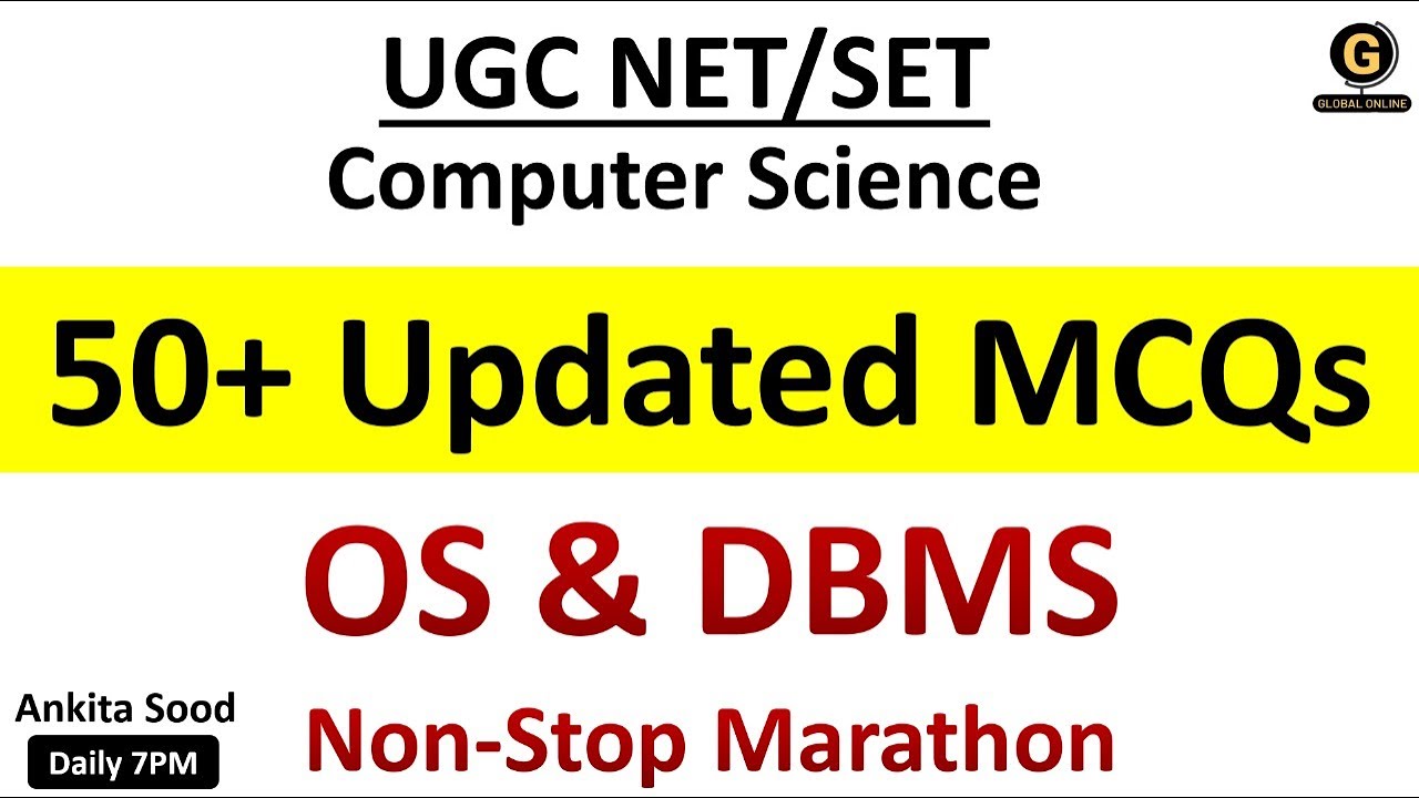 DBMS & OS 50+ MCQs | Full Syllabus Revision for UGC NET | Computer Science 2025 NET Important MCQs