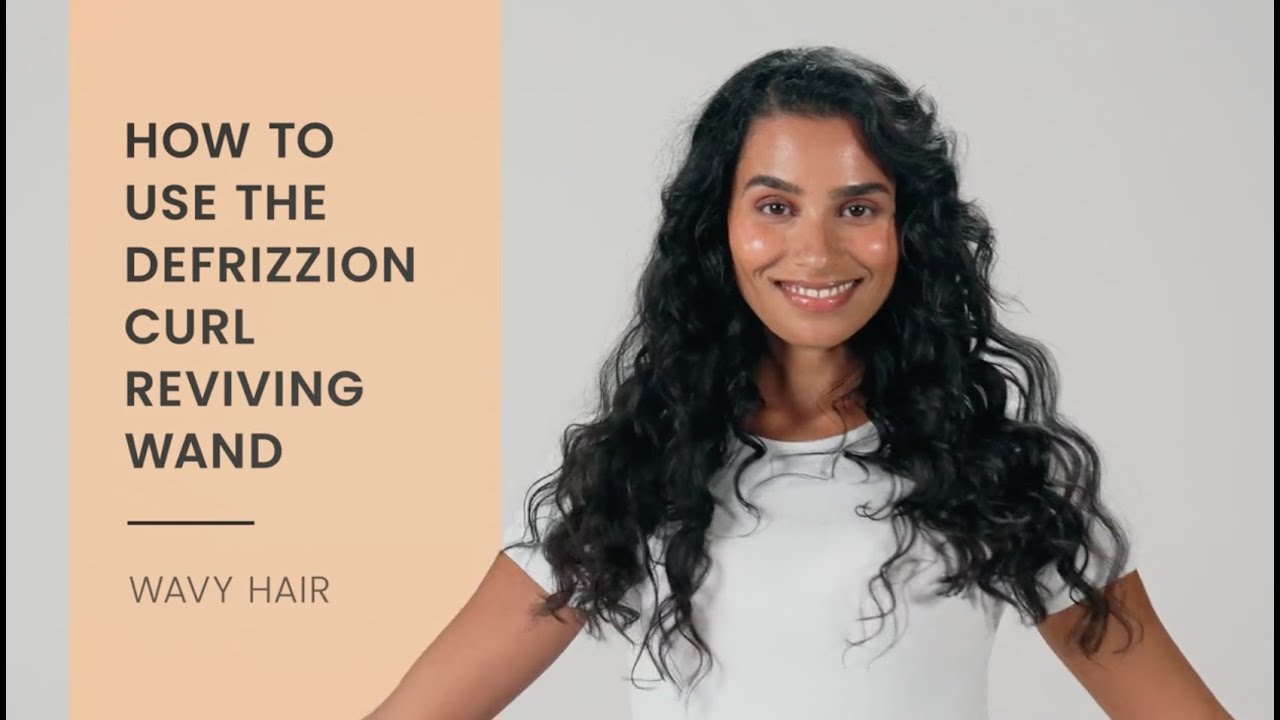 How To Use The Curlsmith Defrizzion Curl Reviving Wand: Wavy Hair