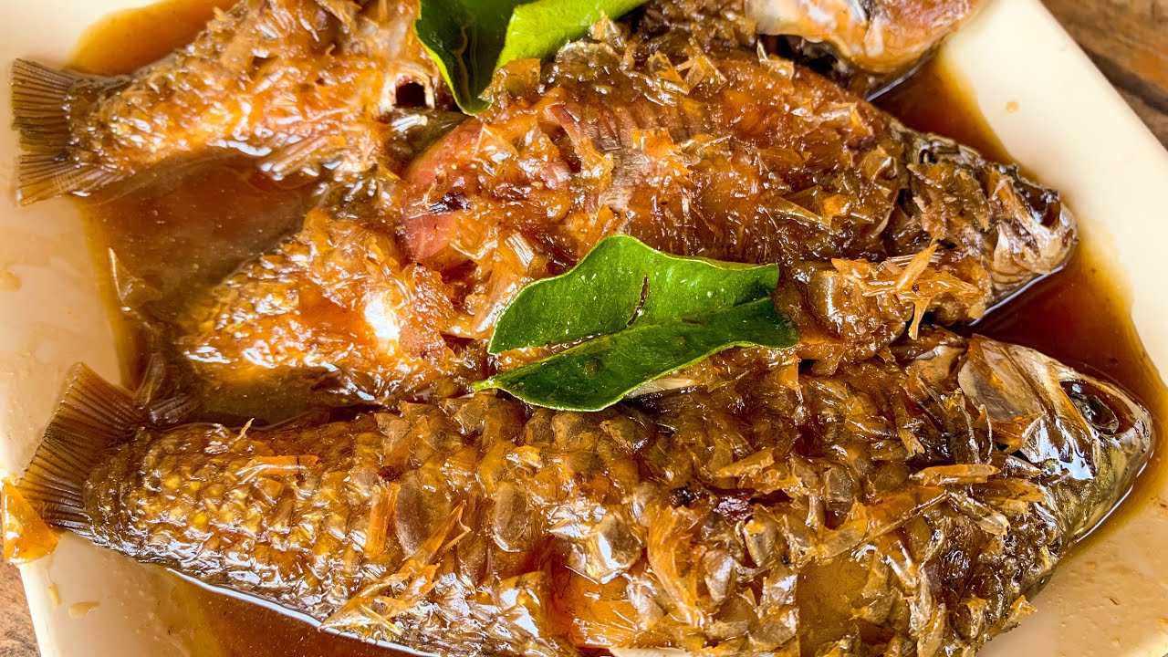 ต้มเค็ม ปลาตะเพียน สูตรโบราณ ดั้งเดิม Stewed Carp Fish