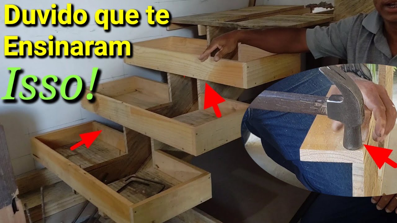 Como fazer os degraus! assim não te ensinaram! Escada vazada  4°Parte