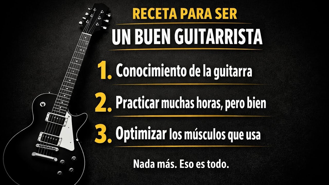 TRES PILARES DEL BUEN GUITARRISTA 