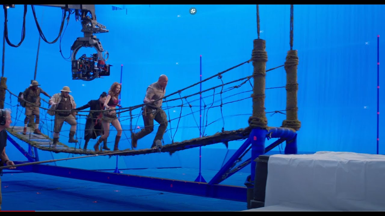 Jumanji The Next Level Behind the Scenes Mandrill Bridge