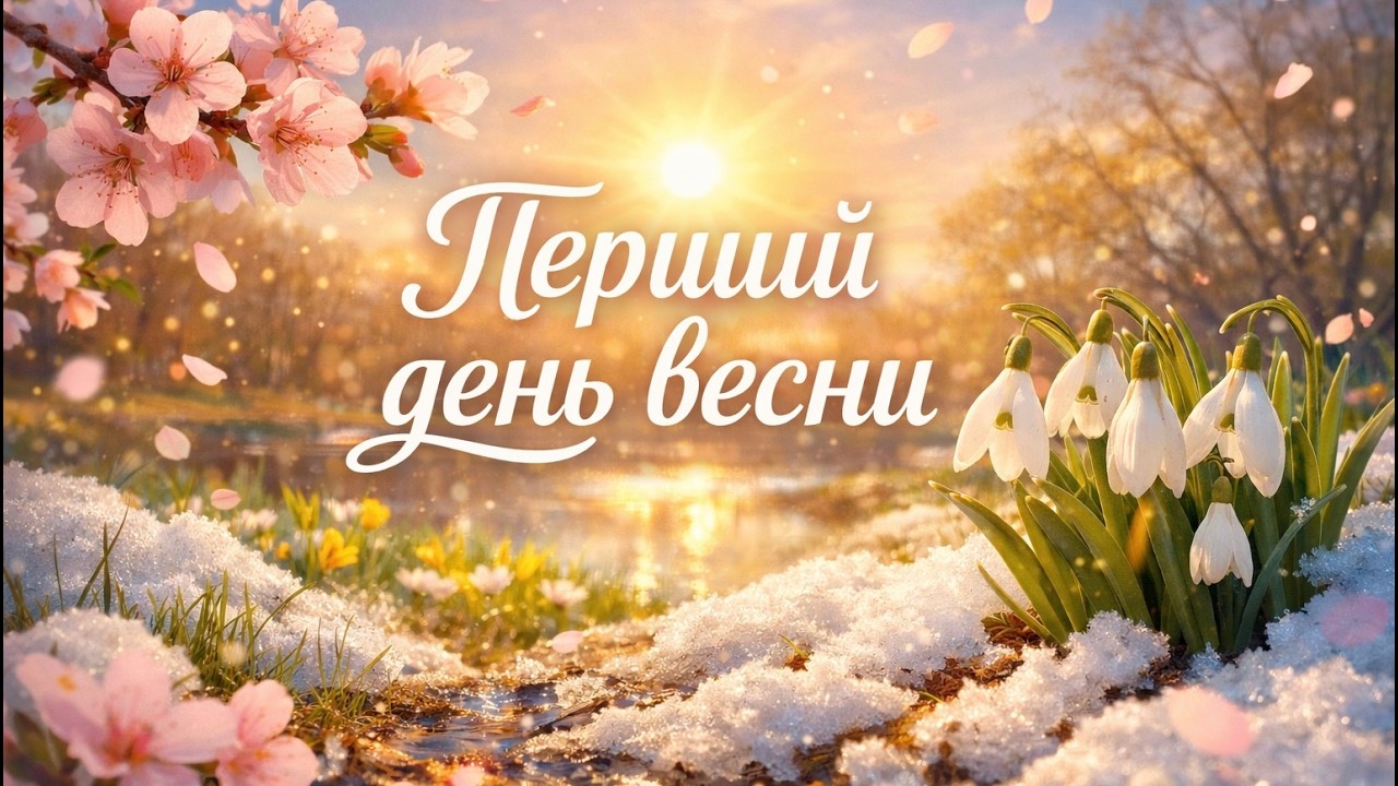 З першим днем Весни.