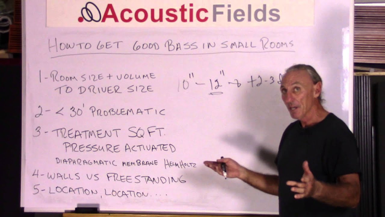 How To Get Good Bass In Small Rooms - www.AcousticFields.com
