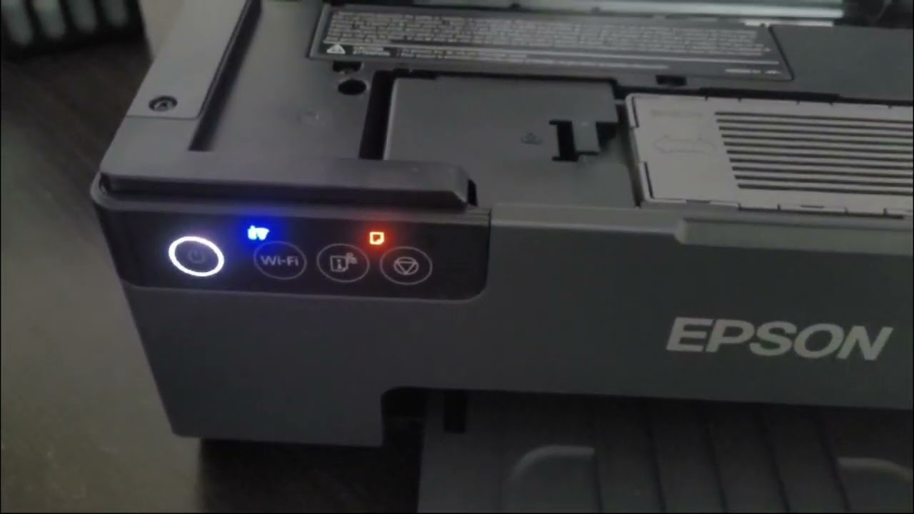 Não compre Epson L8050 antes de ver esse video - Luz vermelha piscando