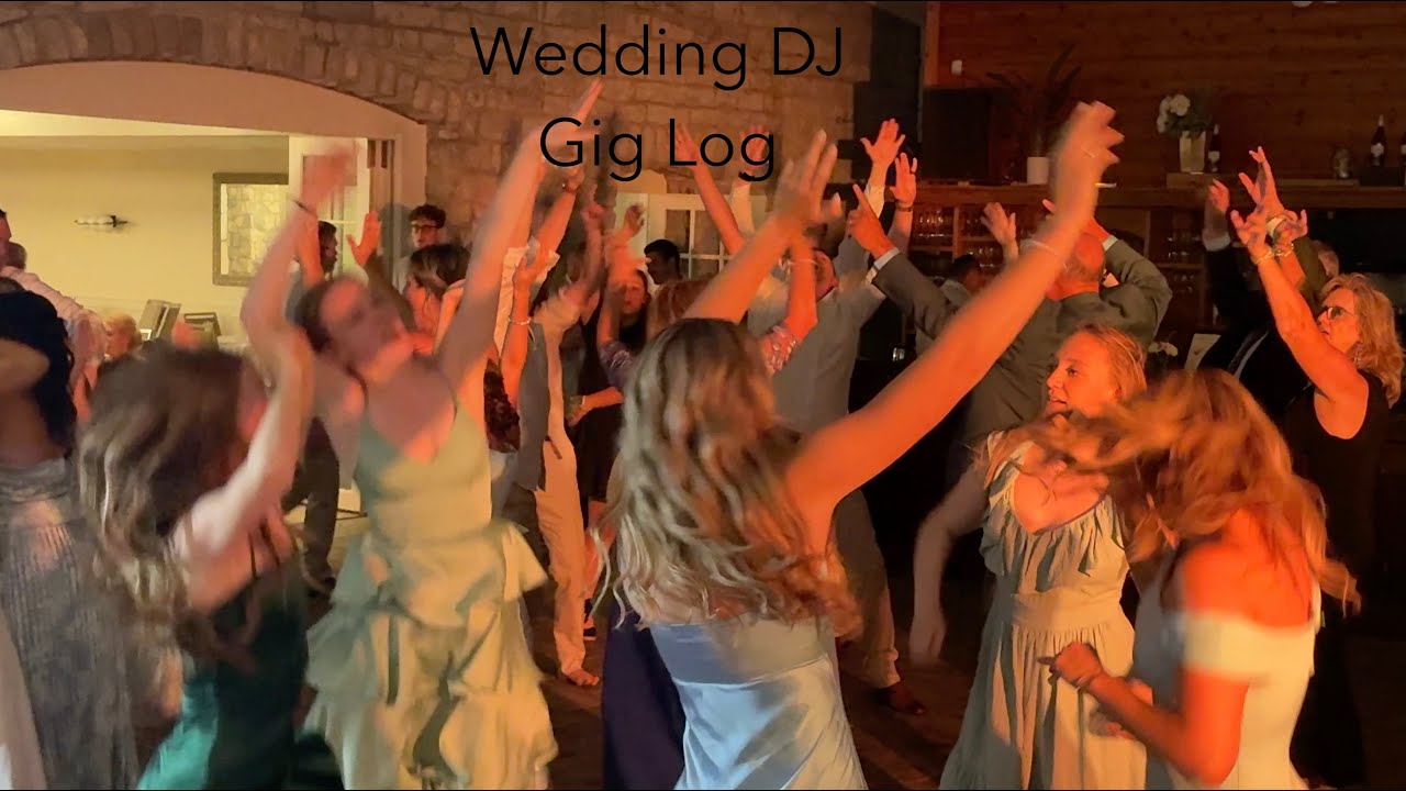 Wedding DJ Gig Log Harrison and Isabella at Gideon Owen Winery Ohio