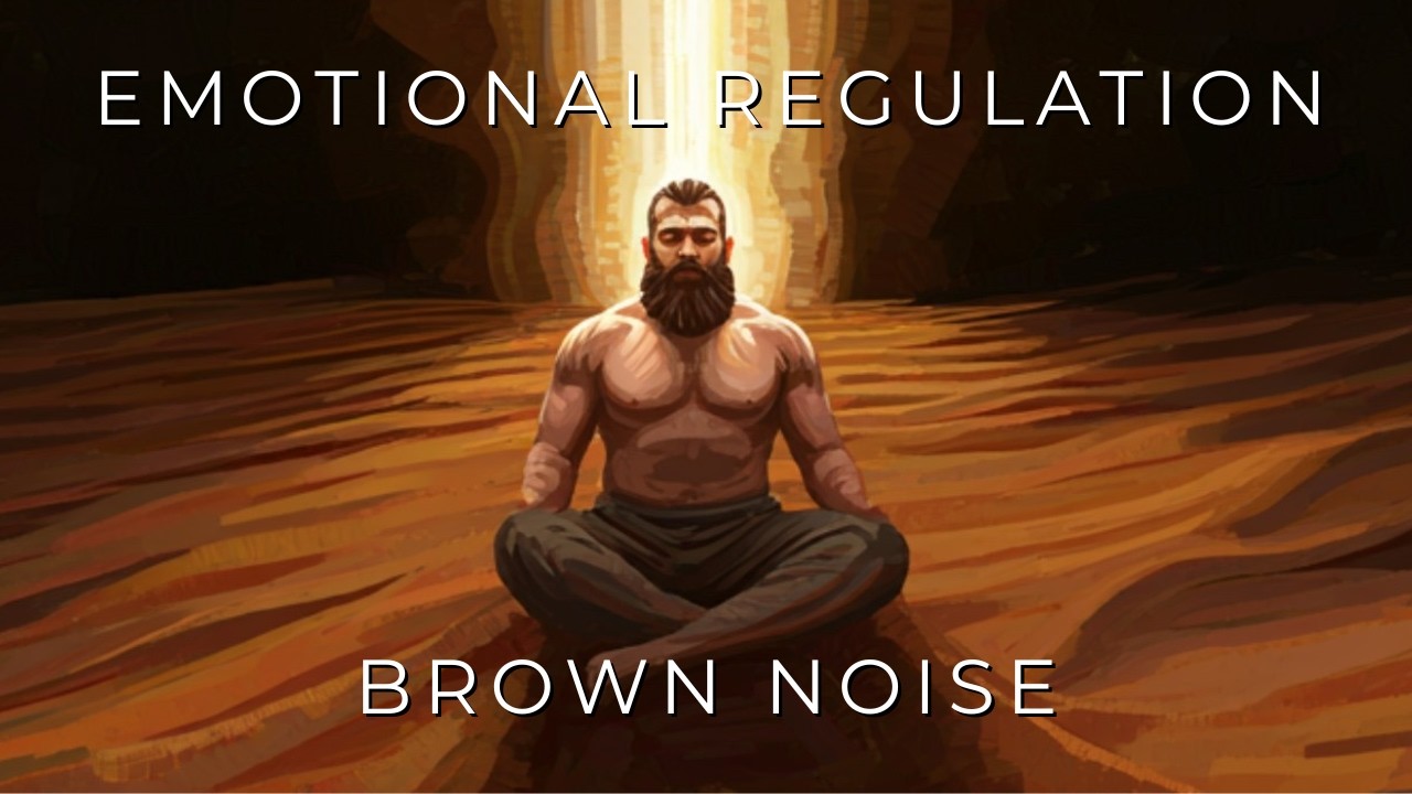 Soft Brown Noise for Emotional Regulation & Grounding – Black Screen (6 Hours)