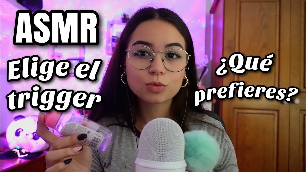 ASMR ELIGE EL TRIGGER!🤔😴 | ASMR en español para dormir | Pandasmr