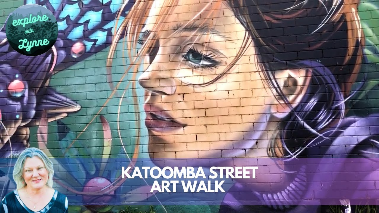 A Walk Along Katoomba Street to See the Street Art and Murals