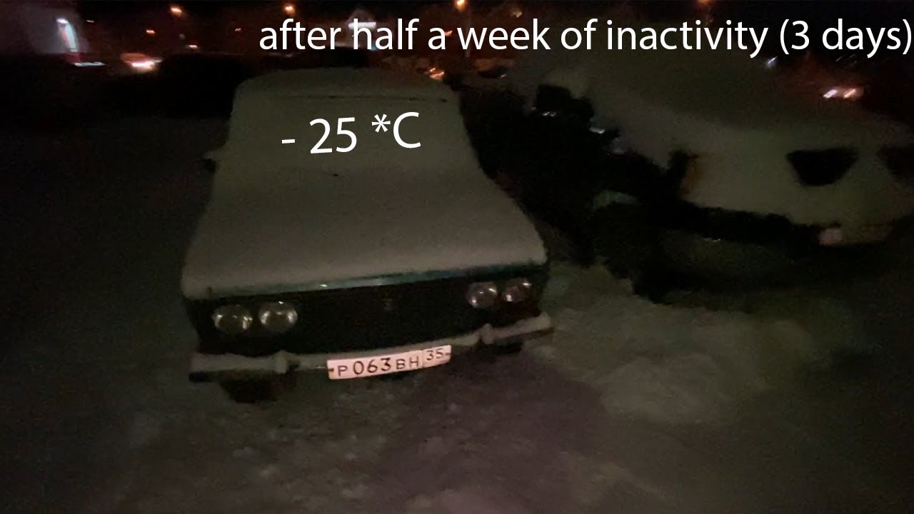COLD START LADA VAZ 2106  -25*C