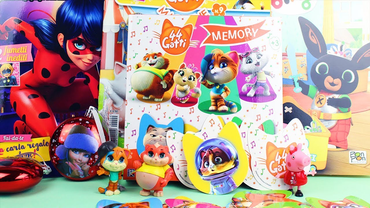 EDICOLA 🐞 Coloriamo con i 44 GATTI, Miraculous e Bing