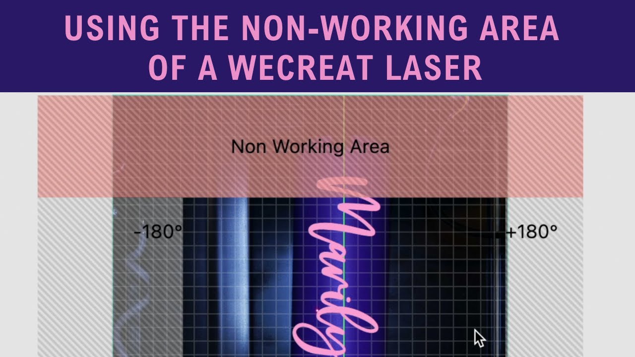 How to Use the Non-Working Area of the WeCreat Laser