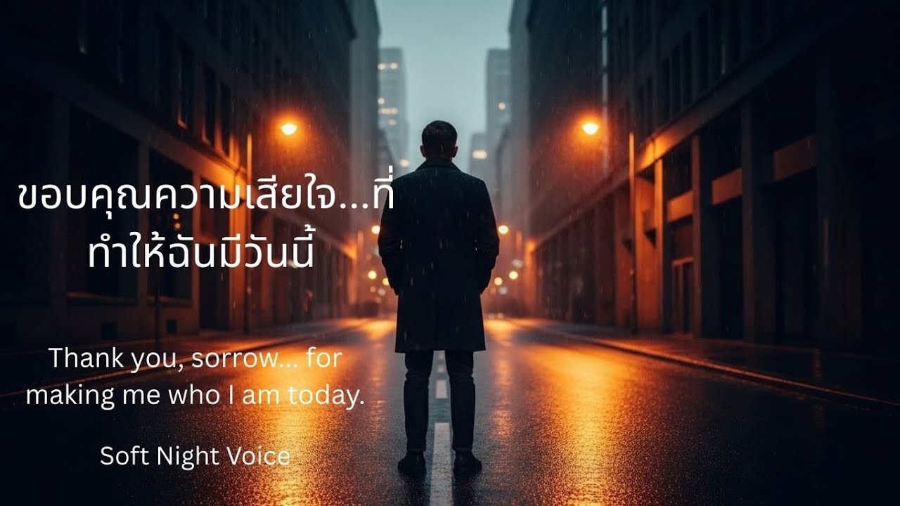 ขอบคุณความเสียใจ...ที่ทำให้ฉันมีวันนี้ | Thank you, sorrow... for making me who I am today.