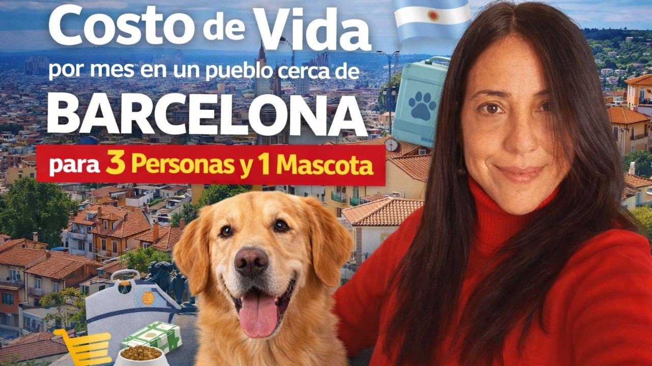 COSTO DE VIDA PARA 3 PERSONAS POR MES EN BARCELONA #españa #compras #info
