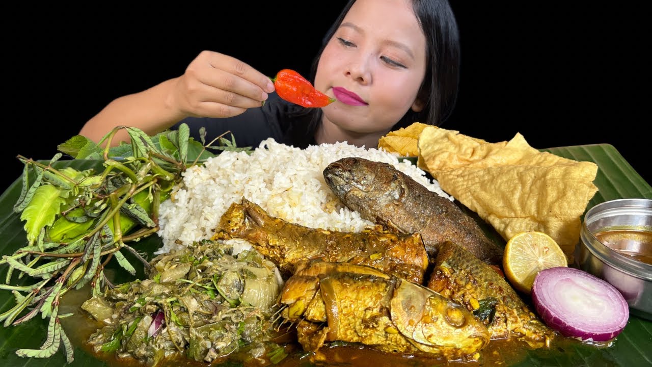 LAST MUKBANG IN RELIEF CAMP 🔥🔥🔥 MANIPURI AUTHENTIC EROMBA  & FISH CURRY ❤️❤️❤️