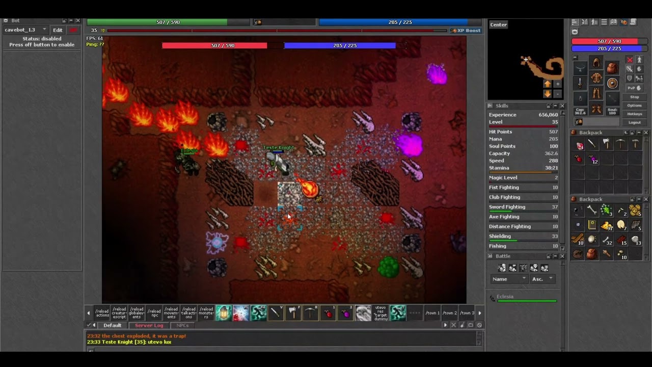 Eclesia RPG otserver 8.60 Quick testing