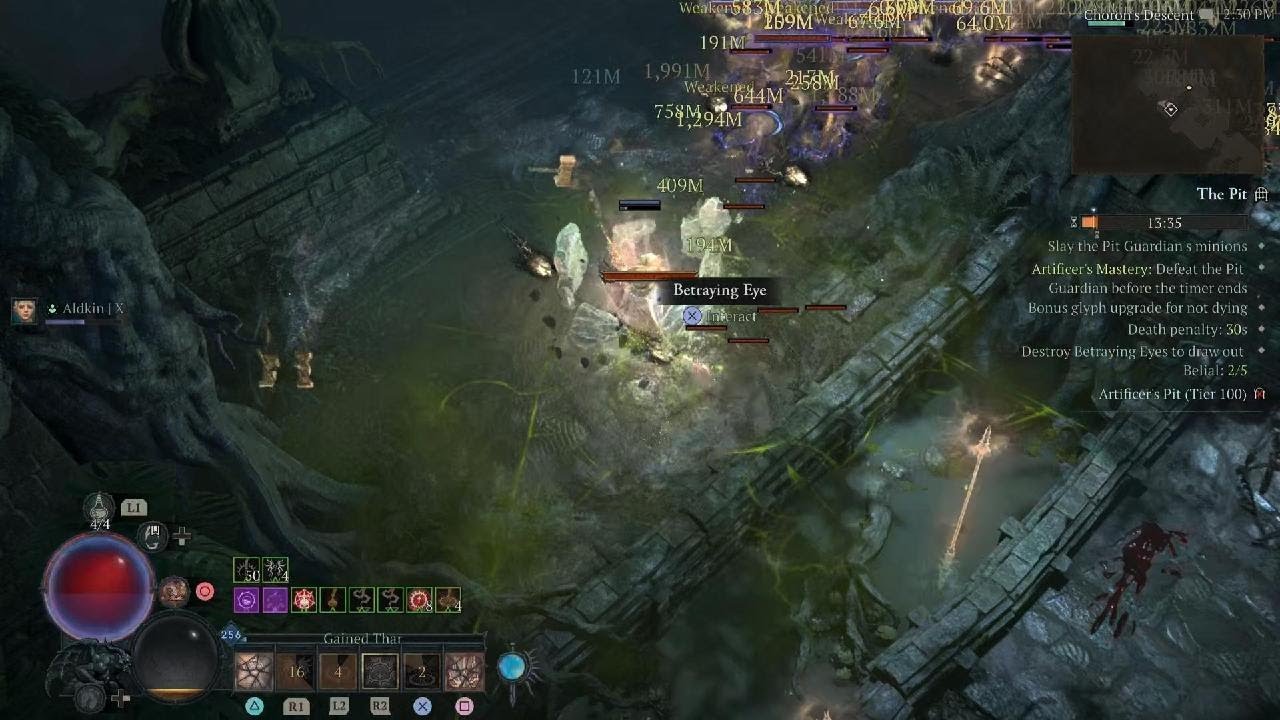 Diablo IV Pit 100 judgement  pala s11