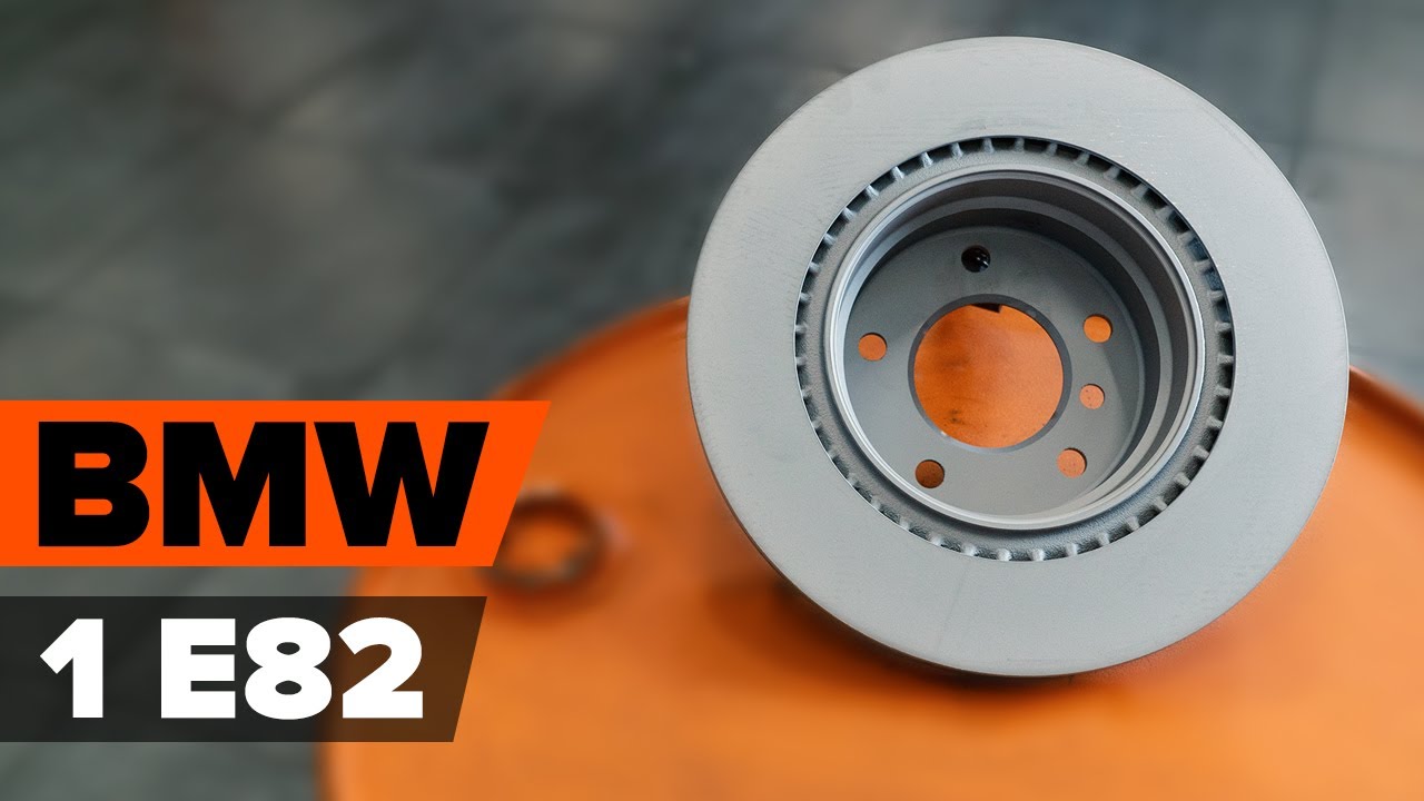 Como substituir discos de travão traseira no BMW Série 1 E82 [TUTORIAL AUTODOC]
