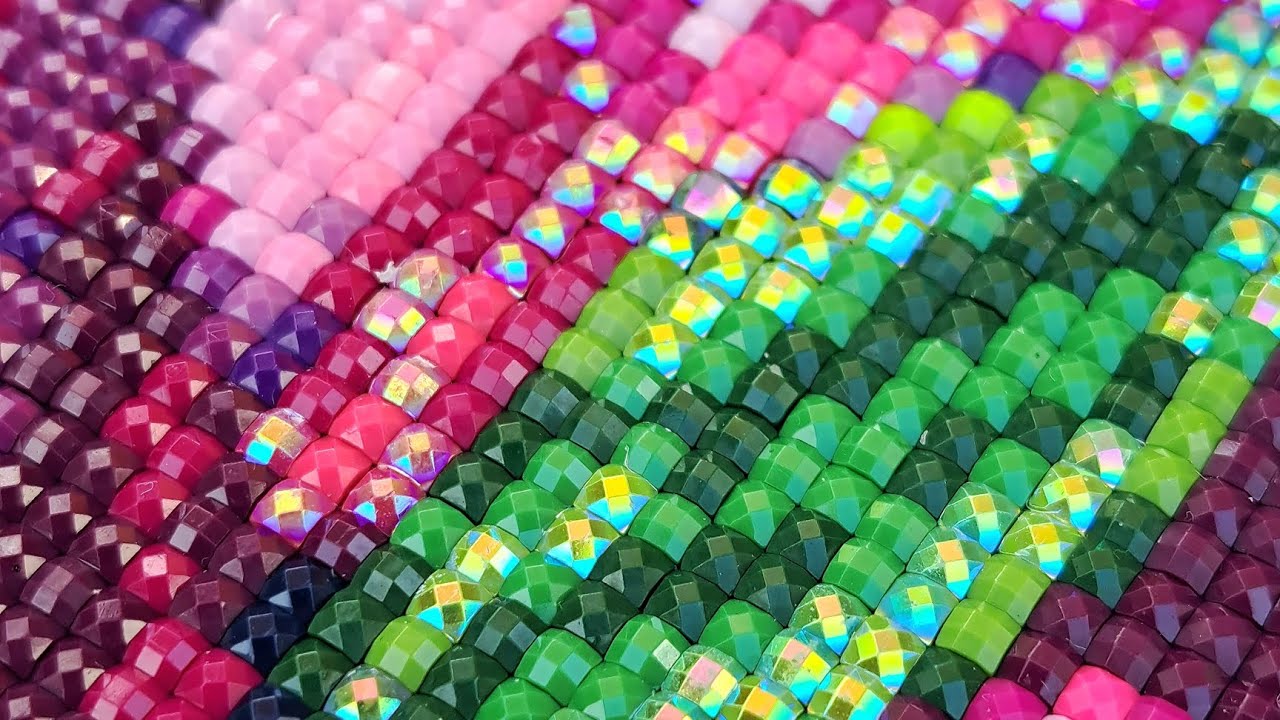Ultimate Satisfying ASMR Diamond Painting  - Real Time - No Talking
