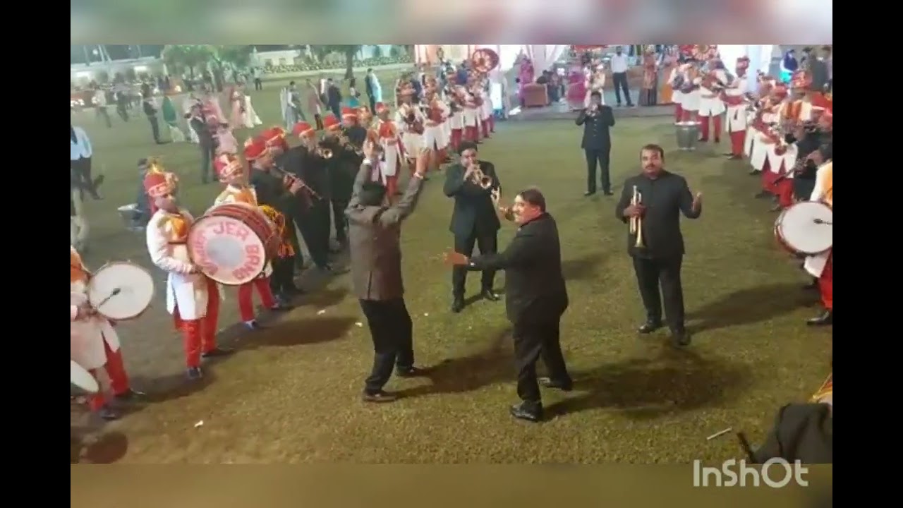 reception event with jea band at sirsi bagh