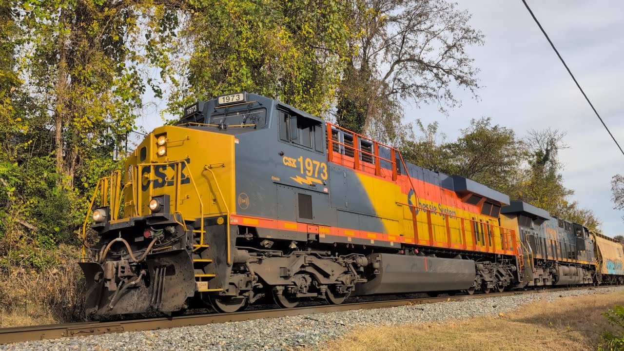 Chasing CSX 1973 Chessie System on the former C&O North Mountain Sub from Gordonsville to Afton.