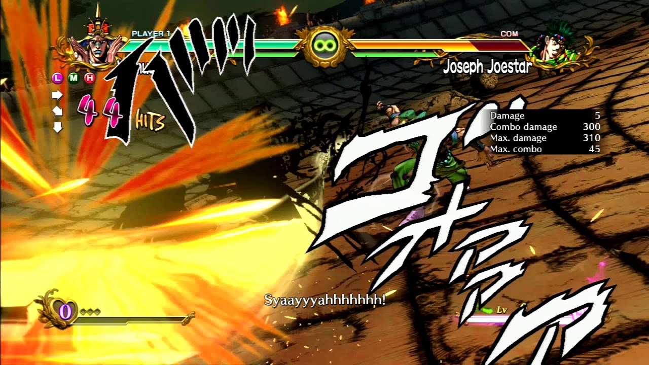 JoJo's All Star Battle: Wamuu Move Set - HD