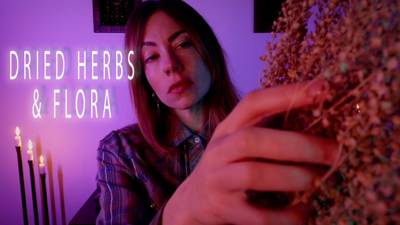 Crisp Flora Sounds | Grasping | Sweeping | Tapping | Energy Work ASMR
