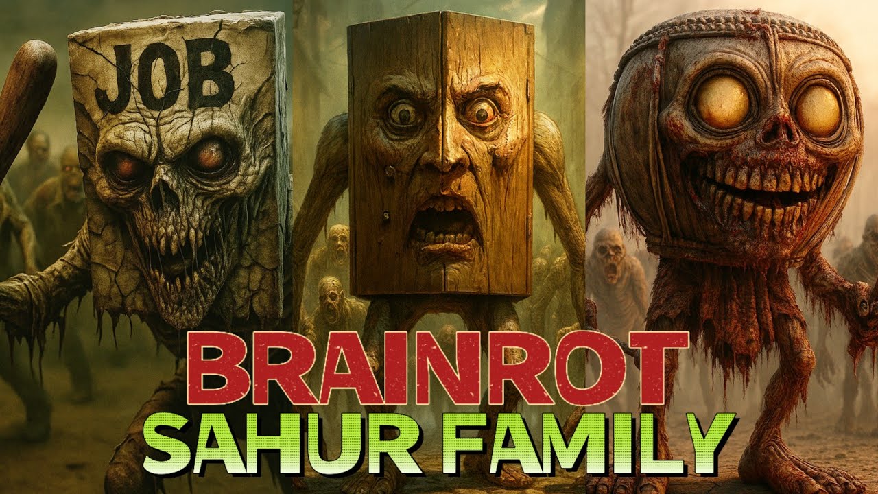 BRAINROT SAHUR FAMILY ZOMBIE - Lagu Anomali Sahur family #brainrotsong