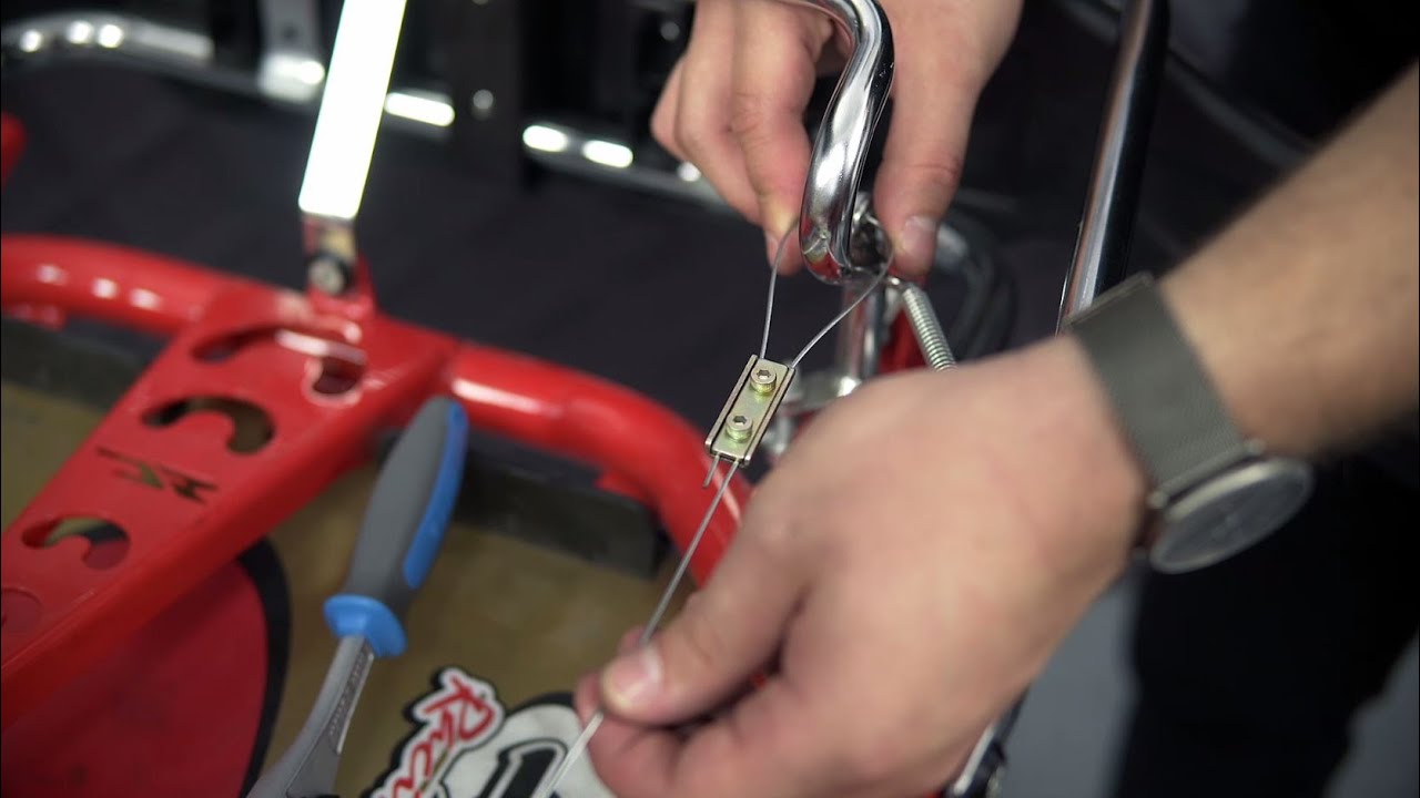 Rotax MAX Evo Throttle Cable & Chain Installation - How to 8/10