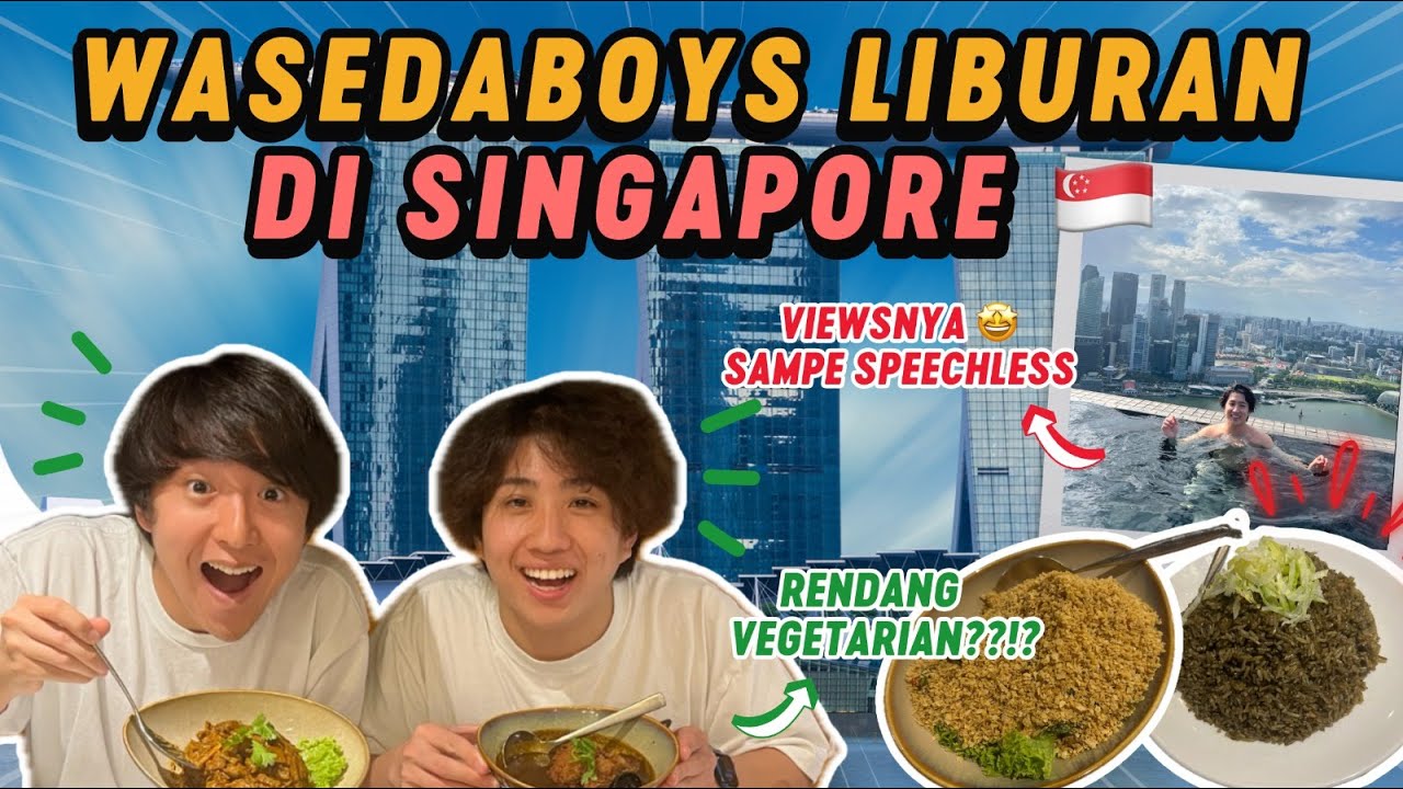 VEGAN RENDANG?!?😱 SEHARIAN DI SEKITAR MARINA BAY SANDS🇸🇬