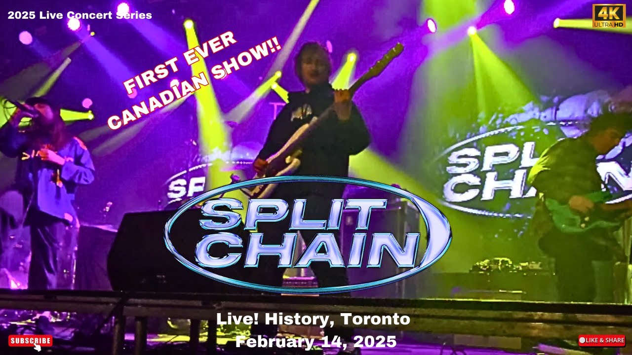 SPLIT CHAIN | First Ever Canadian Show | Full Set| History | Toronto | February 14, 2025