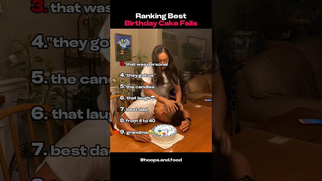 Ranking Best Birthday Cake Fails #shorts