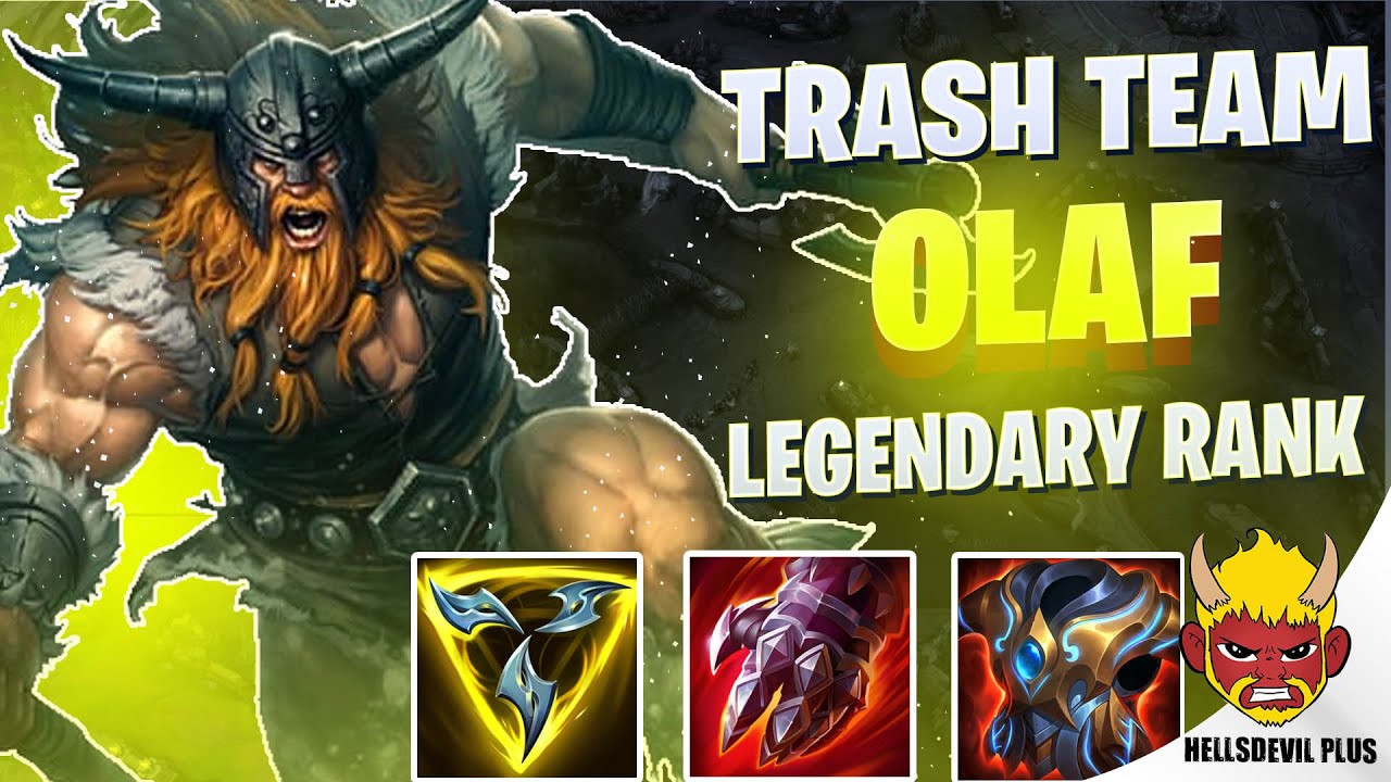 Olaf Jungle With Trash Team - Wild Rift HellsDevil Plus Gameplay