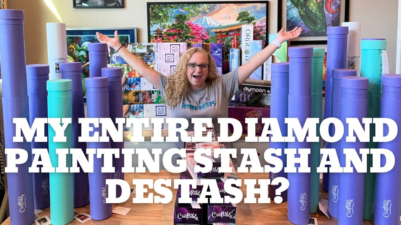 My 1st Diamond Painting Stash/Destash Video || Let's Go!!! 💎