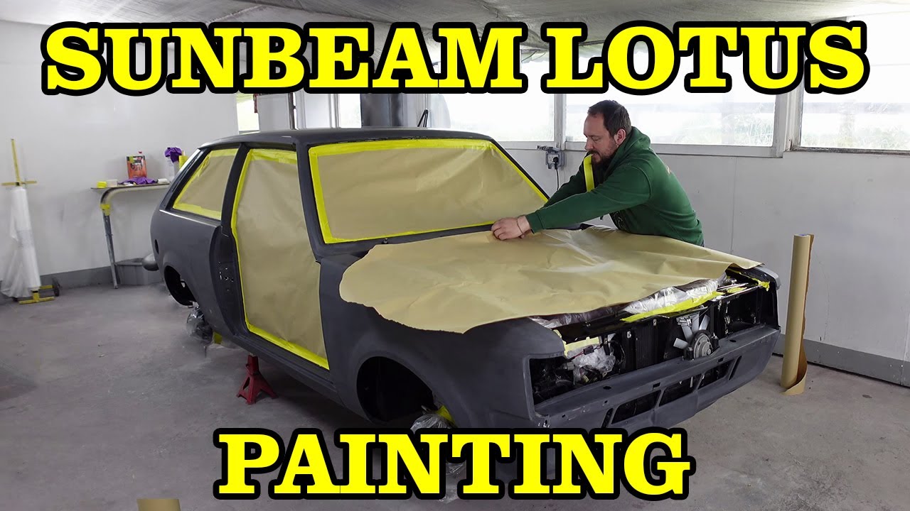 Painting the Sunbeam Talbot LOTUS!
